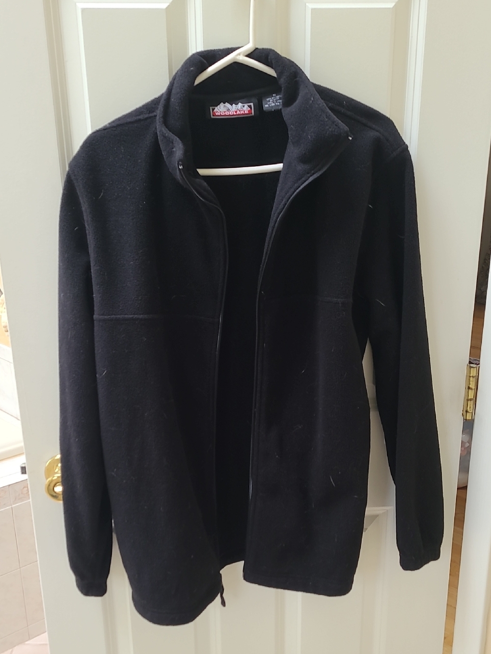 Lands' End Men’s Black Full-Zip Sweater Jacket